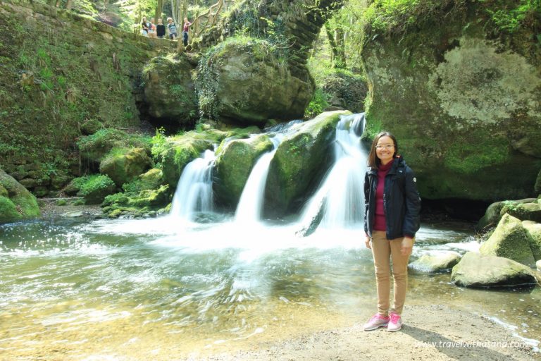 Exploring Schiessentümpel Waterfall in Luxembourg