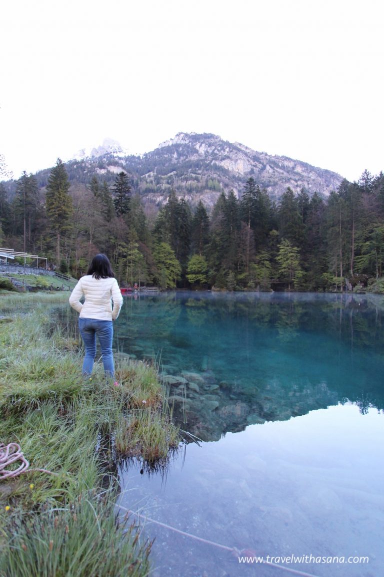 Uncovering the beauty of Lake Blausee in Kandergrund Switzerland